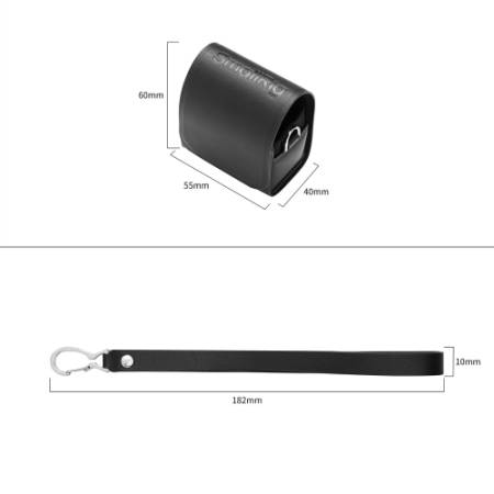 SmallRig 5253 - futerał/etui/case/pokrowiec do DJI Mic Mini + pasek - wymiary